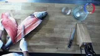 Mastering the Art of Cleaning and Filleting a Salmon A StepbyStep Guide [upl. by Ahsyle640]