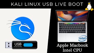 How to Boot Kali Linux Live USB on ANY Intel MacBook [upl. by Lonne]