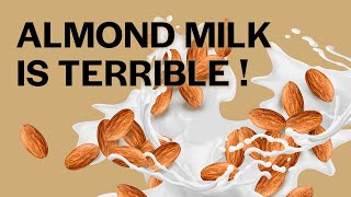 Almond Milk is Terrible Almond Milk is an industrial nutflavoured sugar drink [upl. by Llerahs]