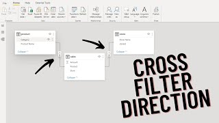 Cross Filter direction in Power BI desktop [upl. by Dnalevelc]