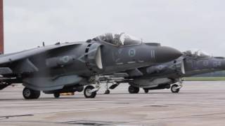 US AV8B Marines Harrier Startup takeoff landing upstate New York [upl. by Annissa147]