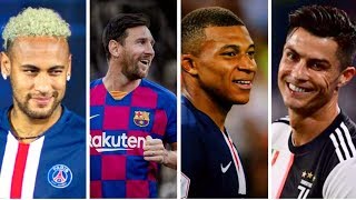 Ronaldo Old Town Road VS Messi Señorita VS Neymar lalala VS Mbappe Taki Taki [upl. by Anayet356]