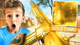 1 KID UNLOCKING GOLD M4 in Modern Warfare 2 [upl. by Karilynn]