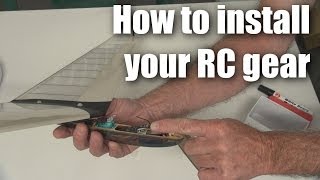 How to install 24GHz radio control systems in RC planes [upl. by Giselle]