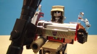 TRANSFORMERS G1 MEGATRON THURSDAY THROWBACK TOY REVIEW BY MITCH SANTONA [upl. by Suoicserp]