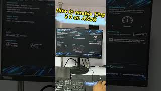 How to enable TPM 20 on ASUS rambo [upl. by Grigson955]