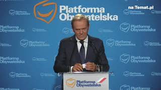 TUSK ZAORAŁ DZIENNIKARZA TVP [upl. by Arjun]