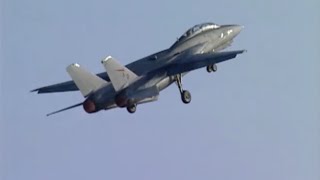 F14 Tomcat at the Wings of Eagles Air Show 1997 [upl. by Libenson]