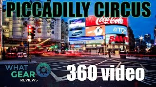 Piccadilly Circus London  360 Video [upl. by Tadd561]