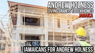 Andrew Holness Giving Housing Grants Jamaica [upl. by Philipp]