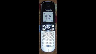 Funktionsprüfung Panasonic KXTG6811GB Schnurloses TelefonWireless phone [upl. by Arun]