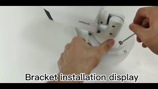 How to install PFA130E bracket to IPCHFW2831TZSS2 for Dahua IP camera [upl. by Kolodgie]