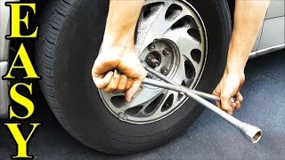 How to Change a Tire plus jacking it up [upl. by Nasah]