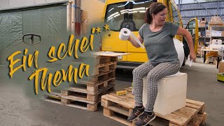 Trockentrenntoilette für 60 Euro selbst bauen・Campervan Selbstausbau・DIY Campervan・VW Crafter [upl. by Nylodnewg]