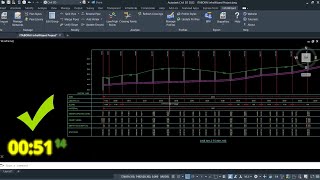 The fastest method to draw sewer profiles in AutoCAD from a hydraulic model using infraWizard addin [upl. by Aierdna]