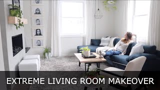 Small Living Room Makeover  Living Room Design Ideas [upl. by Eetsirk]