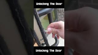 How to UnlockLock a Storefront ScrewIn Cylinder Thumbturn Lock [upl. by Kelley274]