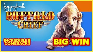 INSANE COMEBACK Buffalo Chief Slot  HUGE WIN SESSION [upl. by Alley]