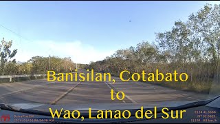 Route 944 Banisilan Cotabato to Wao Lanao del Sur Mindanao Philippines [upl. by Putnem]