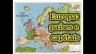 EUROPA CAPITAIS DOS PAÍSES  EF09GE14 [upl. by Luehrmann]