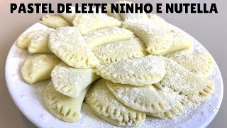 PASTEL DE LEITE NINHO COM NUTELLA  RECEITA MUITO FÁCIL QUE NÃO PRECISA NEM DE FOGÃO  LY EXPLICA [upl. by Hanford]