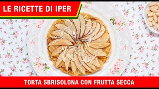 Torta sbrisolona con mele  Le ricette di Iper La grande i [upl. by Anitnas]