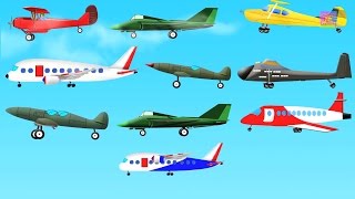 10 Little Aeroplanes l Childrens Rhymes l Aeroplane l Kids Rhymes l Airplanes [upl. by Aneral]