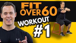 Fit Over 60 Workout 1 BEGINNERS FULL BODY [upl. by Os]