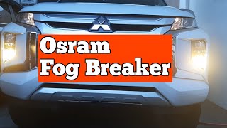 DIY Mitsubishi Strada 2020 Fog light upgrade  OSRAM Fog Breaker 35W H8 [upl. by Sseb43]