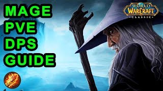 Classic WoW Mage PvE DPS Guide  Talents PreRaid BiS amp Rotation [upl. by Yoccm]