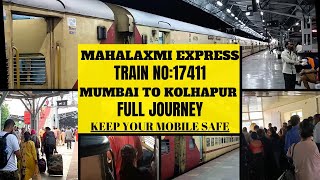 Mumbai To Kolhapur Mahalaxmi Express Full Journey  Kolhapur Series EP 01 Mumbai To Kolhapur [upl. by Nudd]