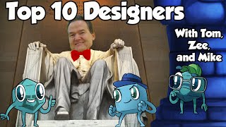 Top 10 Board Game Designers [upl. by Billy214]