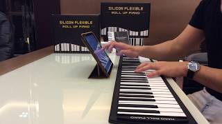 Review Roll Up Piano 88 Keys [upl. by Sobmalarah]