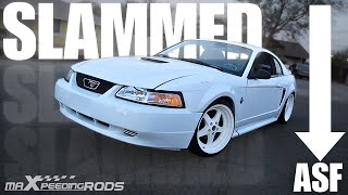 Mustang SLAMMED amp New Wheels [upl. by Nussbaum]