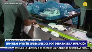 Empresas prevén subir sueldos por debajo de la inflación │ HNT a las 8 │ 290224 [upl. by Adnohsor]