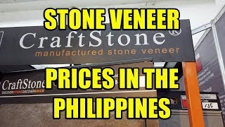 Stone Veneer Prices In The Philippines [upl. by Nolasba869]