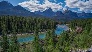 BANFF NATIONAL PARK MORANT’S CURVE [upl. by Ledeen]