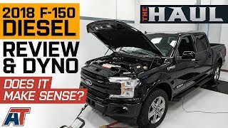 2018 Powerstroke Diesel Ford F150 Official Review Dyno and Walkaround  The Haul [upl. by Yseult663]