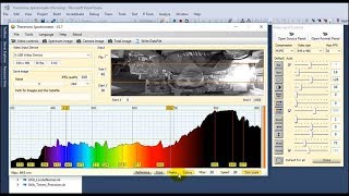 Spectrometer Spectrumanalyzer Software Theremino [upl. by Aissat62]