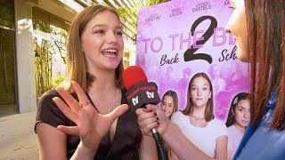 Jayden Bartels Interview quotTo The Beat Back 2 Schoolquot Premiere Red Carpet [upl. by Welby]