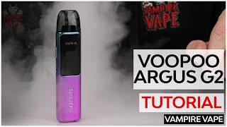 VooPoo Argus G2 Tutorial [upl. by Kirkpatrick642]