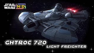 LoreBreakdown of the GHTROC 720 light freighter  Star Wars Hyperspace Database [upl. by Rosenblast]