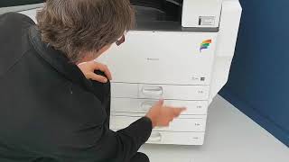 How to Load A3 and A4 Paper into a Ricoh Photocopier Correctly [upl. by Stutsman934]