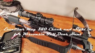 Excalibur Mag 340 Crossbow Check and Sight in 2024 [upl. by Jeremy]