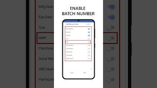 Batch Number enable kaise kare  BizOps App  freebillingsoftware freeaccountingsoftware [upl. by Ecreip50]