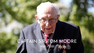 Captain Sir Tom Moore  Tribute to a Hero I Vow To Thee  A Farewell to a Nation [upl. by Deeyn]