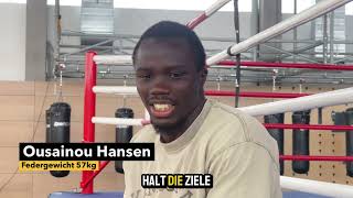 Olympisches Boxen Assan Hansen Ousainou Hansen  Magomed Schachidov Training [upl. by Aivull]