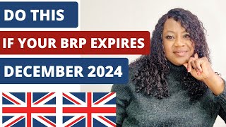 What To Do If Your UK Brp Card Expires In December 2024 ukvisaupdate [upl. by Amabelle530]