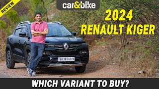 Renault Kiger 2024 Variants Explained Which is the Best Buy [upl. by Mignon943]