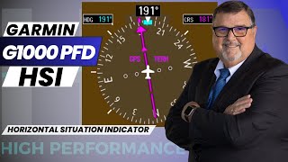 Exploring the Garmin G1000 PFD Focus on the Horizontal Situation Indicator HSI [upl. by Boesch480]